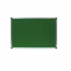 Green magnetic board checkered with aluminum frame 180x100cm CLASSIC