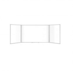 Trijų dalių magnetinė balta lenta  100x170/340 TRBM1710A