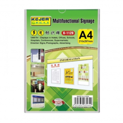 Multifunction frame A4 K-1129 transparent