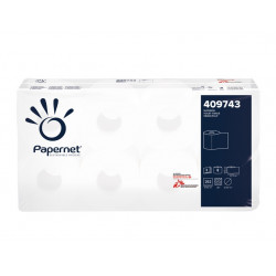 Toilet paper rolls PAPERNET, 3-ply, 27.72m, 252 sheets, 11x9.7x12cm, 8 pcs.