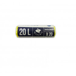 Maišai šiukšlėms 20l/20vnt. ypač stiprūs SKUBIS, geltonos spalvos, įp.85