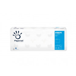 Toilet paper rolls PAPERNET, 2-ply, 46m, 400 sheets, 11.5x9.7x11.8cm, 10 pcs.