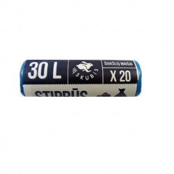 Garbage bags 30 liters / 20 pcs. especially strong SKUBIS, blue