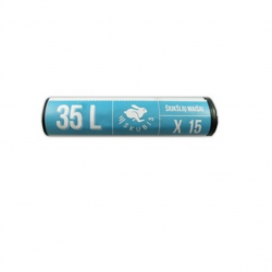 Garbage bags 35 l, 15 pcs., black