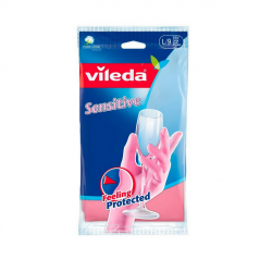 Rubber gloves VILEDA Sensitive, size L