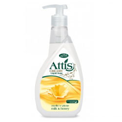 Liquid soap ATTIS 400g honey and milk