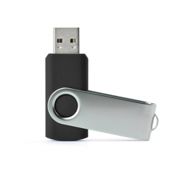 USB Flash Drive 16GB TWISTER, black