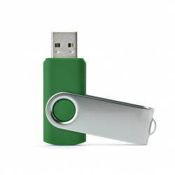 USB FLASH atmintinė 16GB TWISTER žalios spalvos
