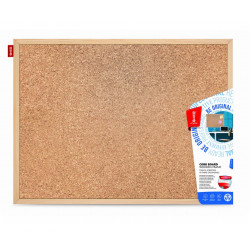 Cork board with wooden frame 80x100cm TC108