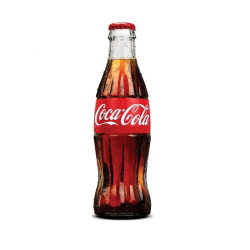 Drink Coca Cola in a 0.25l glass