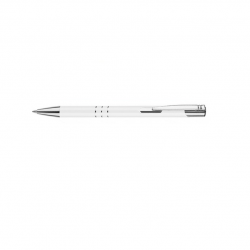 Ballpoint pen KALIPSO white with silver color details