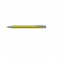 Ballpoint pen KALIPSO yellow with silver color details