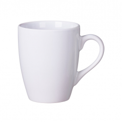 Porcelain mug BELLA 330ml, white