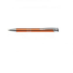 Ballpoint pen KALIPSO orange with silver color details