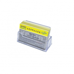 Business card holder single K-501 transparent