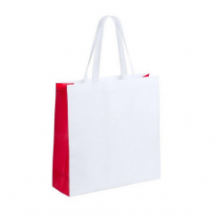 Pirkinių krepšelis DECAL 380x380x120 mm baltas su raudonu, COOL