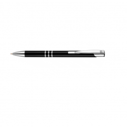 Ballpoint pen KALIPSO black with silver color details