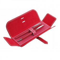 Pen set MONTANA rollerball and ballpoint pen, red