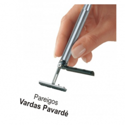 Ballpoint pen with stamp HERI DIAGONAL 3000