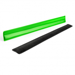 Reflective slap bracelet ASGARD 300x30mm, green