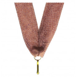 Juostelė medaliui 22mm bronzos spalvos