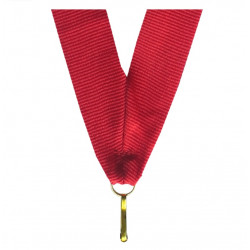 Ribbon for medal red 22mm