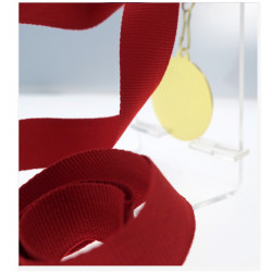 Ribbon for medal 22mm red color