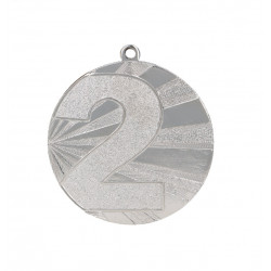 Medal common 2nd place 70 mm MMC7071 silver color