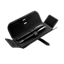 Pen set MONTANA black rollerball and ballpoint pen