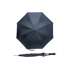 Umbrella automatic DUO, black / silver color