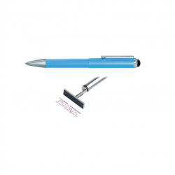 Ballpoint pen with stamp and touch HERI SMART 3313