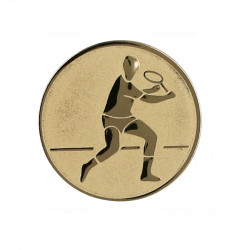 Insert for medal 25mm tennis A43 gold color