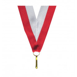Medal ribbon white-red 11mm (1)
