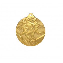 Medalis bėgimas aukso  50mm ME004/A