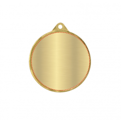 Medalis (bendras) 50/25mm auksinis sp.
