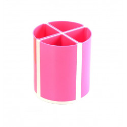 Pencil case K-922 4 compartments, pink