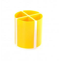 Desk organizer K-922 4 sections, yellow