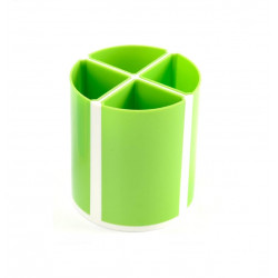 Pencil case K-922 4 compartments, green color