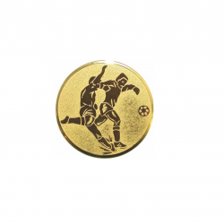 Insert for medal 25mm football A2 gold color