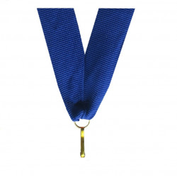 Ribbon for medal blue 22mm