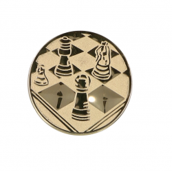 The middle of the medal is 25mm chess