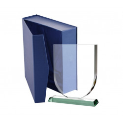 Glass trophy G001 height 19cm