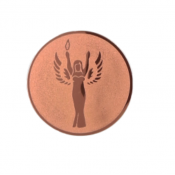 Viduriukas medaliui 25mm viktorija D1-A41 bronzos spalvos