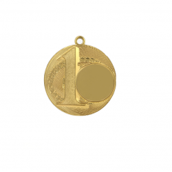 Medal 1st place gold color 50mm MMC5057