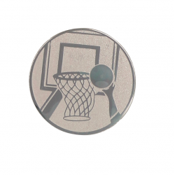 Insert for medal 25mm basketball A8 silver color