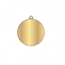 Medal karate 50mm MMC6550 silver color