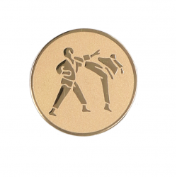 The middle of the medal is 25mm karate D1-A60