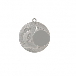 Medal common 2nd place 50mm MMC5057 silver color