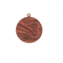 Medal common 3rd place 40mm MMC6040 bronze color