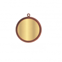 Medal common 3rd place 40mm MMC6040 bronze color